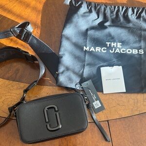 Marc Jacobs Black Leather Snapshot DTM
